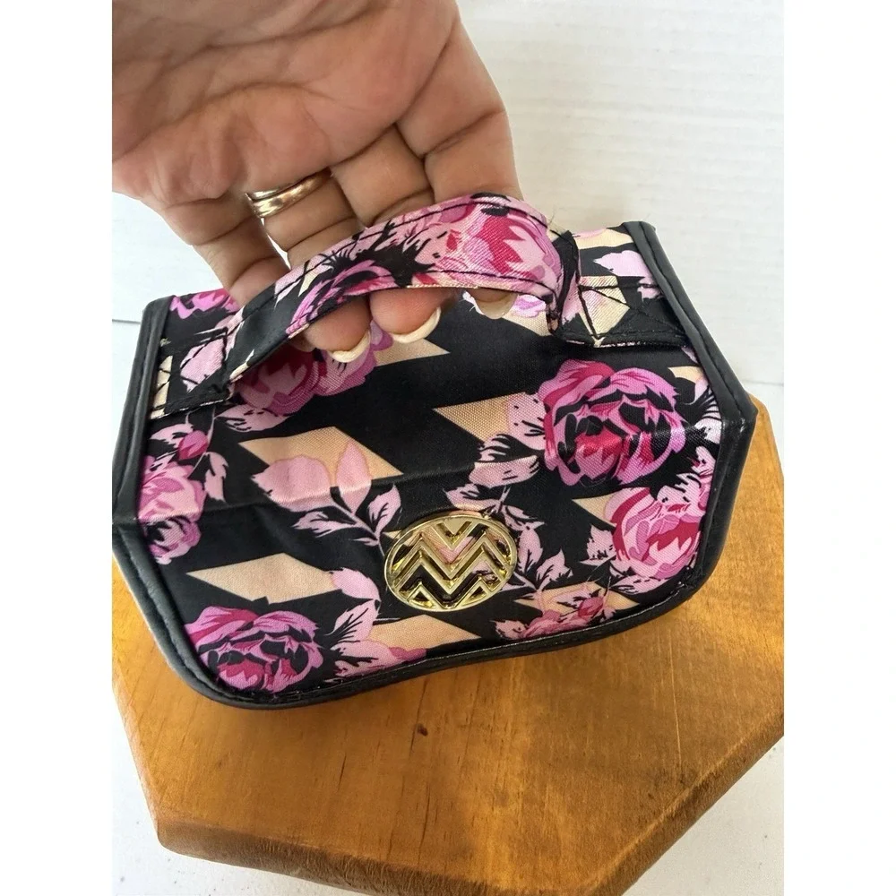Macbeth Collection‎ Margaret Josephs Floral Travel Jewelry Organizer Roll Case
